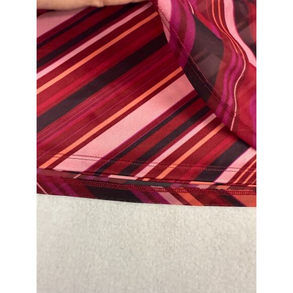 Express Skirt Women's Medium Red Pink Plaid A-Line Classic Academia preppy Flaw - Picture 4 of 13